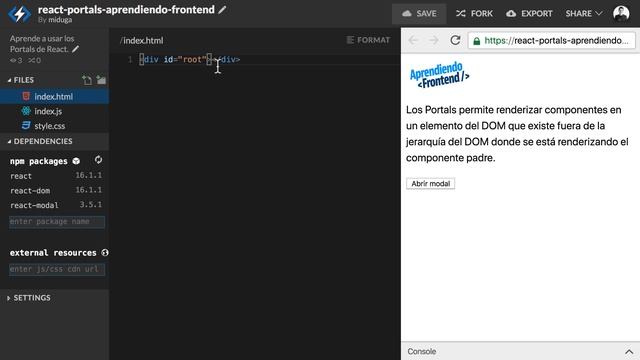 Modales con React Portals смотреть онлайн