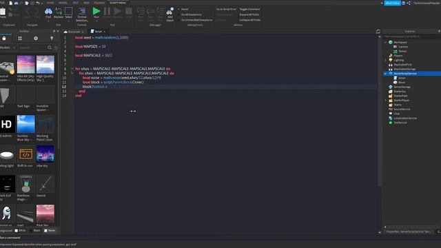 How to create Voxel Terrain with Perlin Noise | ROBLOX STUDIO смотреть онлайн