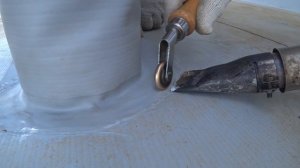 Примыкание ПВХ мембраны к СПАРЕННЫМ КРУГЛЫМ трубам