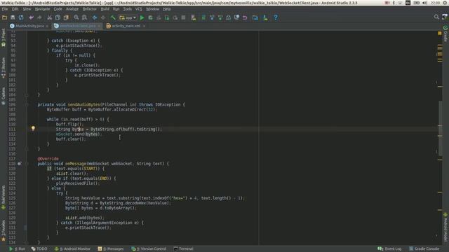 Andorid Walkie Talkie app pt 2 смотреть онлайн