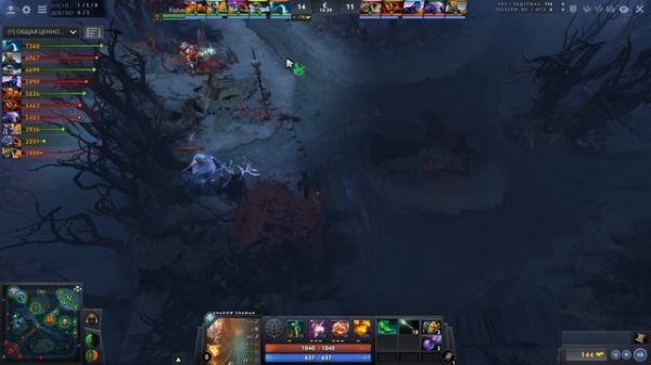 ВСЮ ЖИЗНЬ на САППОРТЕ! FISHMAN поднял 8.000 SUPPORT SHADOW SHAMAN DOTA 2