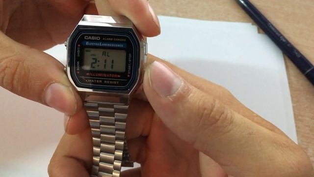 Обзор на часы Casio Collection A-168WA-1 смотреть онлайн