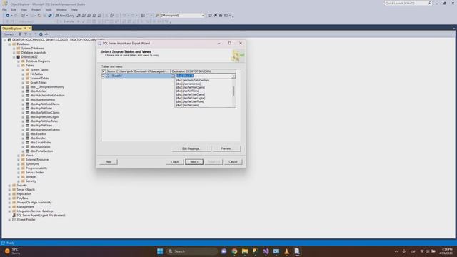 How to dump data from excel sheet toSQL Server using Management Studio смотреть онлайн