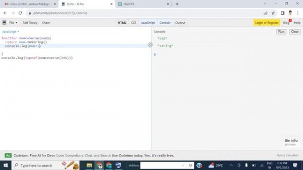 How to reverse Number in JavaScript