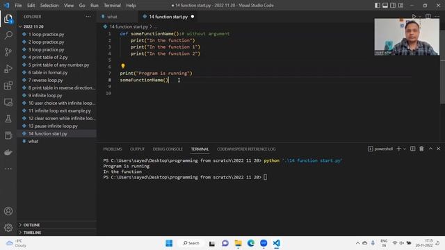 24 functions | example and explanation | with argument | without argument | return value смотреть онлайн