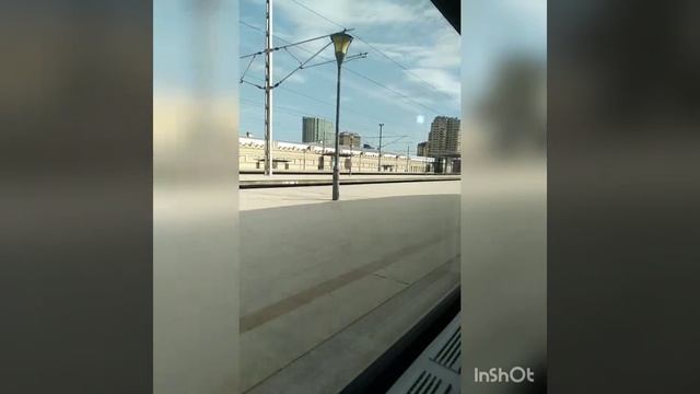 Прибытие электрички на Центральный вокзал Баку смотреть онлайн