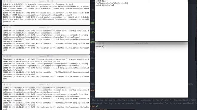 Kafka Quickstart - Setting up 3 node cluster смотреть онлайн