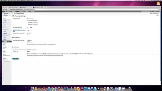 Change Number of Feed Items In Wordpress смотреть онлайн