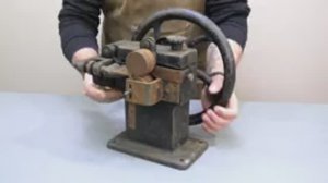 Реставрация станка для резки кожи - Сапожный станок начала 1900-х годов!