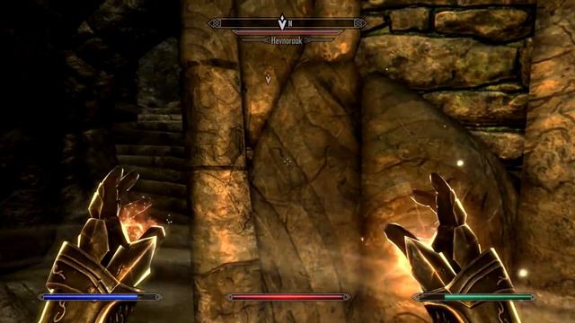 Skyrim - How to kill Hevnoraak QUICKLY смотреть онлайн