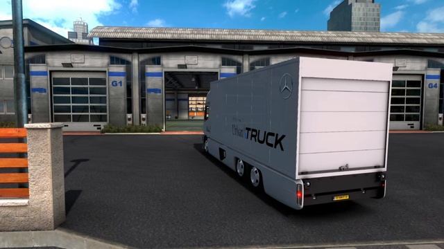 ets 2 MERCEDES BENZ URBAN-E TRUCK V1.0 standalone dutch trucker mario смотреть онлайн