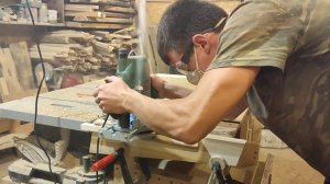 Мебель из массива дуба. Как сделать стул из дерева своими руками. Oak armchair