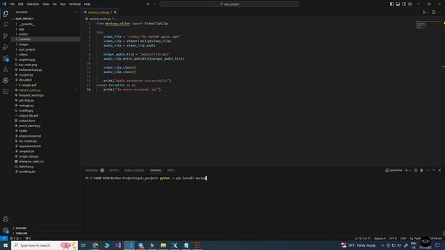 Import "moviepy.editor" could not be resolved - Python смотреть онлайн