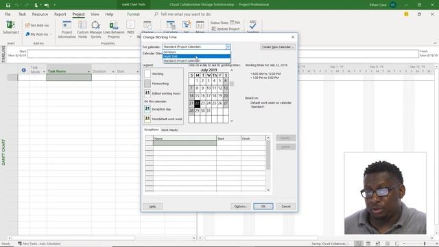 How to Create a New Project Calendar in Microsoft Project смотреть онлайн