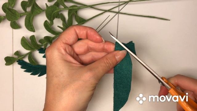 МК Листики из фетра ???. Felt Tutorial ??? смотреть онлайн