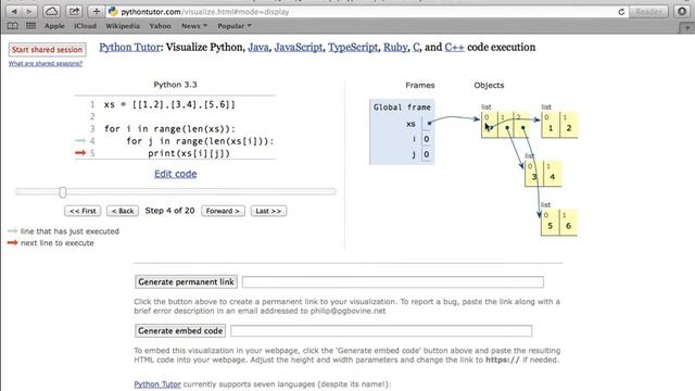 Python Programming: Accessing elements from a two dimensional list смотреть онлайн