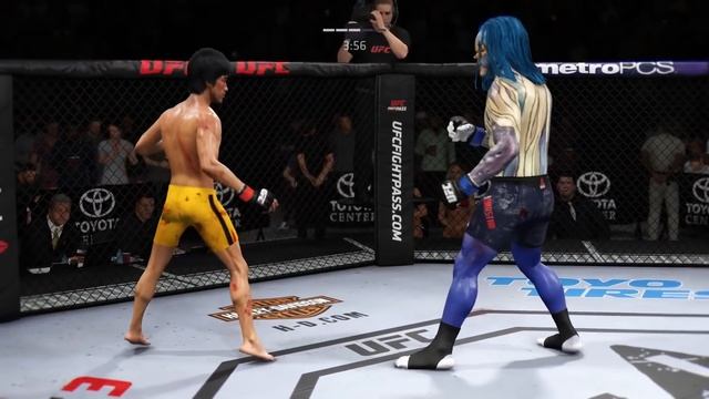 Bruce Lee vs. Pokemon Omastar (EA sports UFC 3) смотреть онлайн