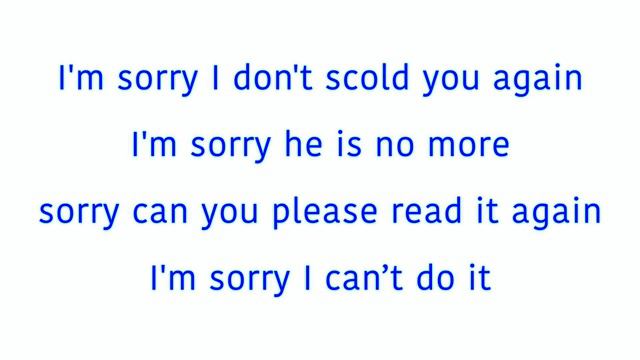 sorry or excuse me in English смотреть онлайн