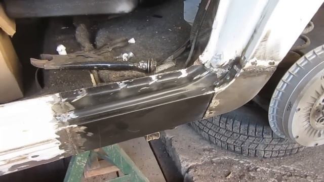 Не совсем обычная замена порога.Главное чтобы качественно и надёжно. смотреть онлайн