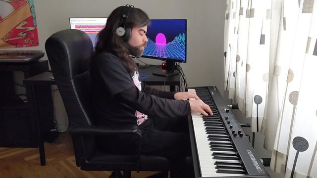 Breakbot - "Baby I'm Yours" piano cover (Studiologic Numa Compact 2) смотреть онлайн