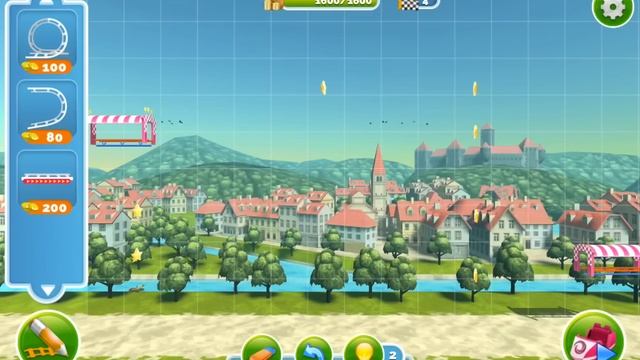 Rollercoaster Creator Express- Симулятор строительства парка развлечений (обзор-летсплей на Android