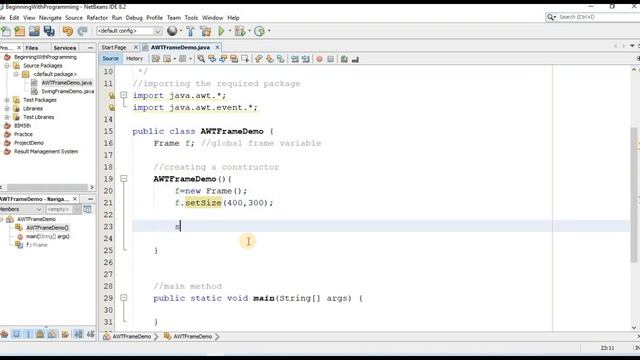 Java AWT GUI Tutorial - Beginning With Programming смотреть онлайн