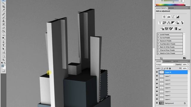 Photoshop piant over 3D model from Maya смотреть онлайн