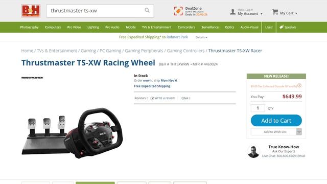 Thrustmaster TS-XW RACER Wheel Review смотреть онлайн