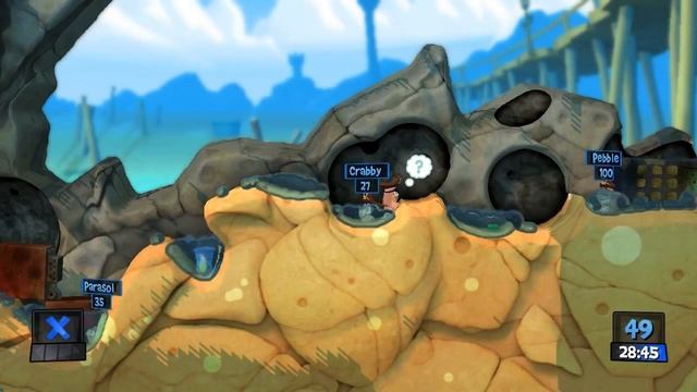 Обзор игры #7 (Worms Revolution) смотреть онлайн