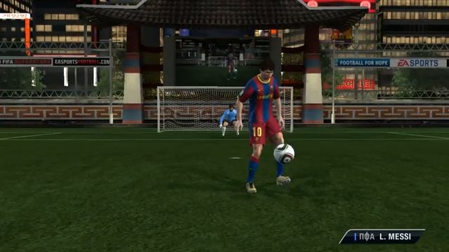 Как бить через себя в FIFA 11 смотреть онлайн