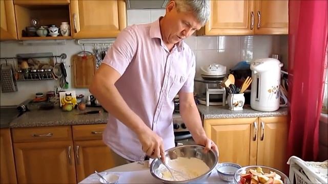 Шарлотка в духовке с яблоками простой и вкусный видео рецепт пошагово смотреть онлайн