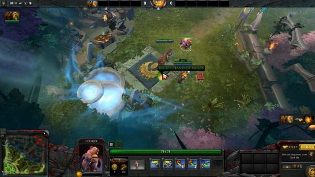 Баг на мишке (lone druid). смотреть онлайн