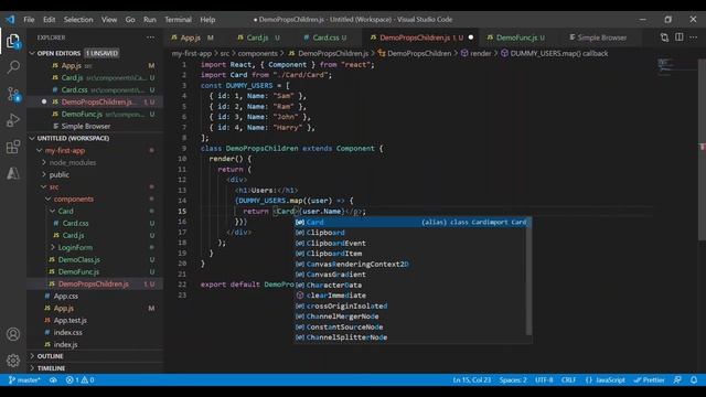 [5] React JS | props.children смотреть онлайн