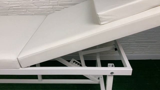 Купить стационарный массажный стол (кушетка) с регулирующимся подголовником и регулировкой высоты. смотреть онлайн