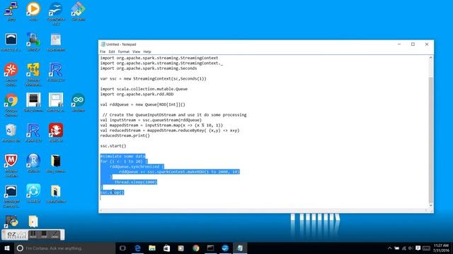 Apache Spark Streaming - Example 1 смотреть онлайн