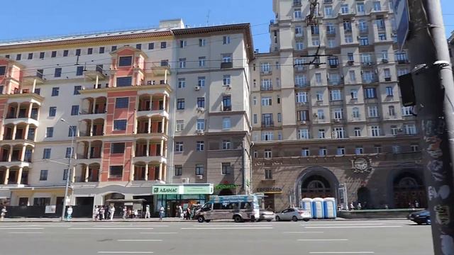 Москва Проспект Мира у Олимпийского комплекса - 14 июля 2014 смотреть онлайн