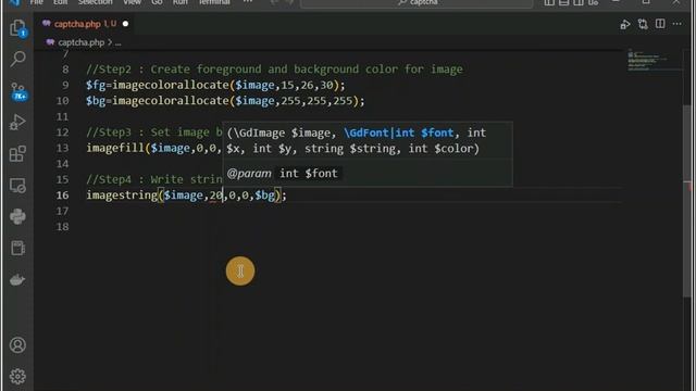 Ep-32 : Generate Captcha Using PHP смотреть онлайн