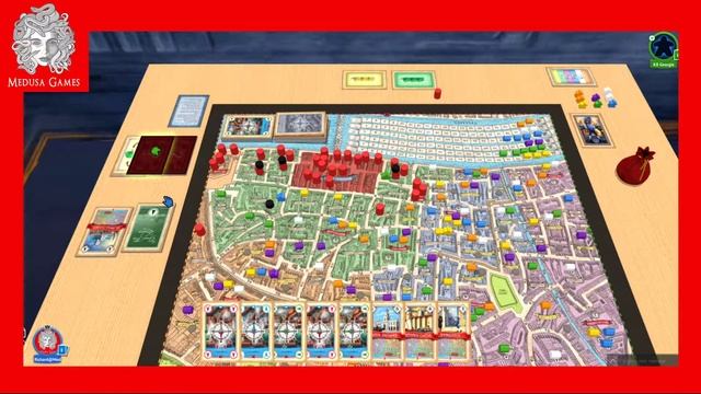 Play through of 2 player version of Great Fire of London on tabletopia. смотреть онлайн
