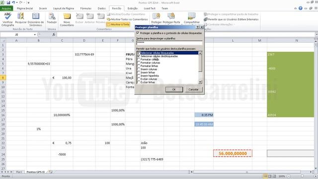 Excel #043 | Protegendo e desprotegendo pastas e planilhas смотреть онлайн