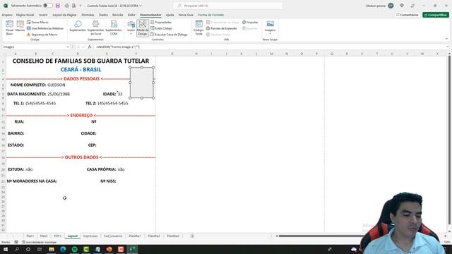 Como Gerar PDF com Foto de Membro(Funcionario) no Excel VBA | Cadastro do Zero no Excel Aula54 смотреть онлайн