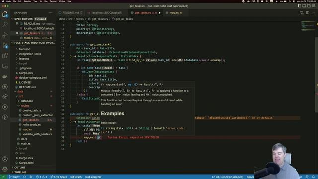 get all from the database - Introduction to Axum 0.5 смотреть онлайн