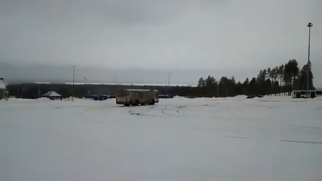 Автобус дрифт, Тюмень, Россия (Bus Drift, Tyumen, Russia) - Part 3\5