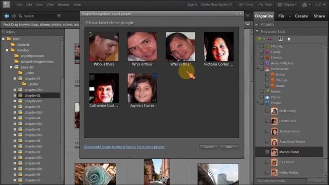 How to use face recognition with Adobe Photoshop Elements 10 смотреть онлайн