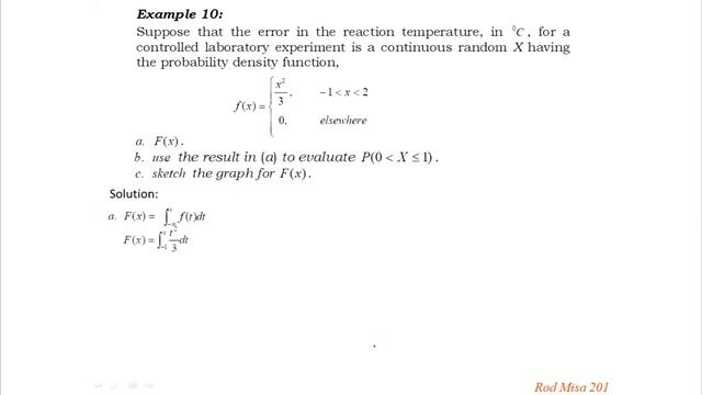 CONTINUOUS RANDOM VARIABLES & PROBABILITY DENSITY FUNCTIONS, CDF (Lecture 11) смотреть онлайн