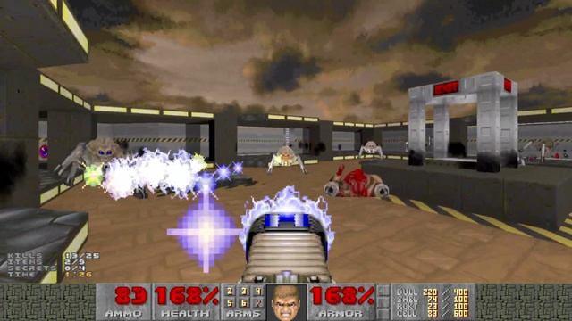 Doom 2 Reloaded - Map 07: Witch Space (UVMax 2:45) смотреть онлайн
