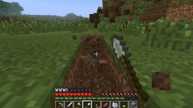 Туториал Minecraft, Часть 4! Добыча дерева и Ферма! смотреть онлайн