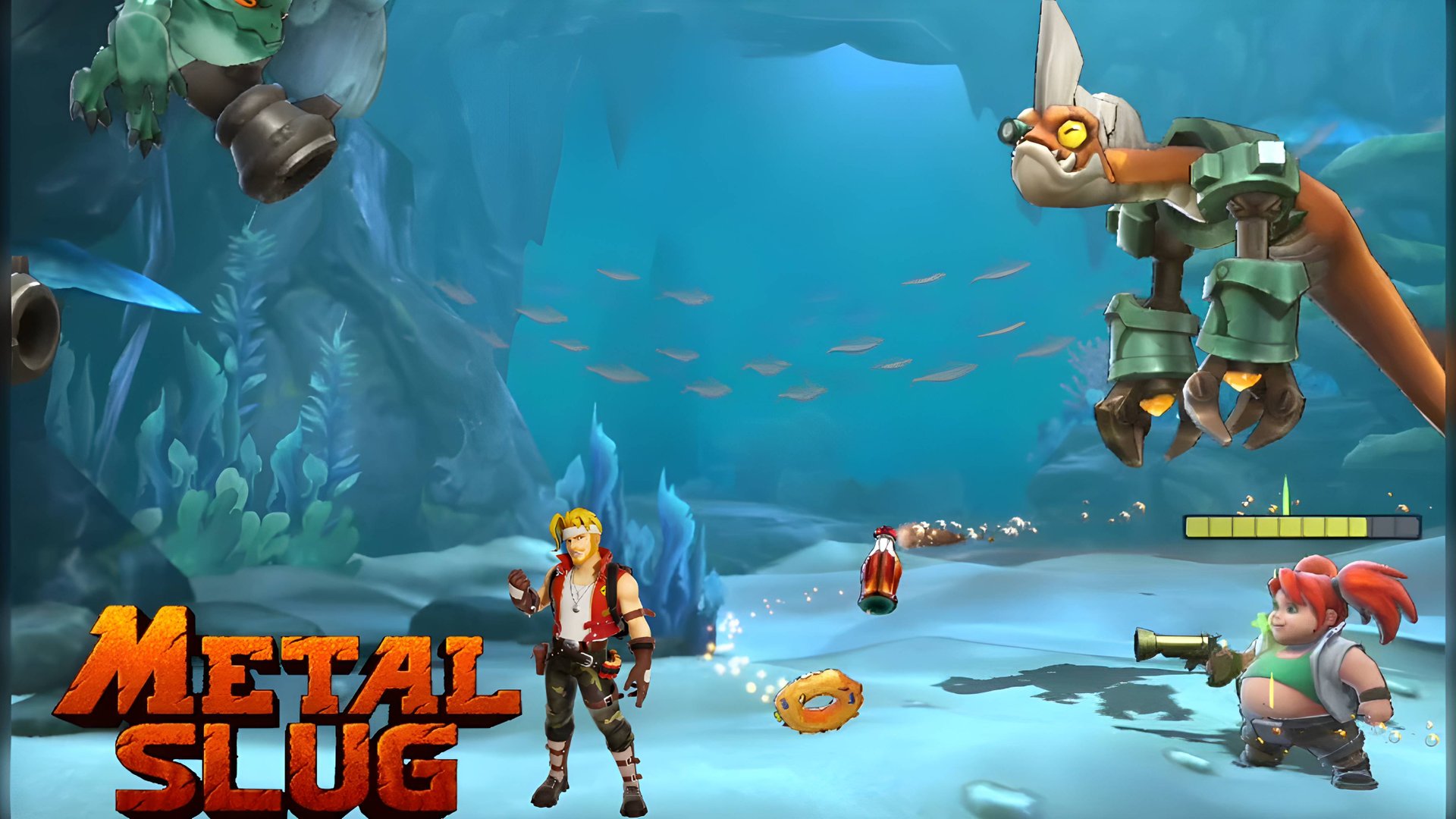 New Metal Slug Awakening. Mission underwater смотреть онлайн