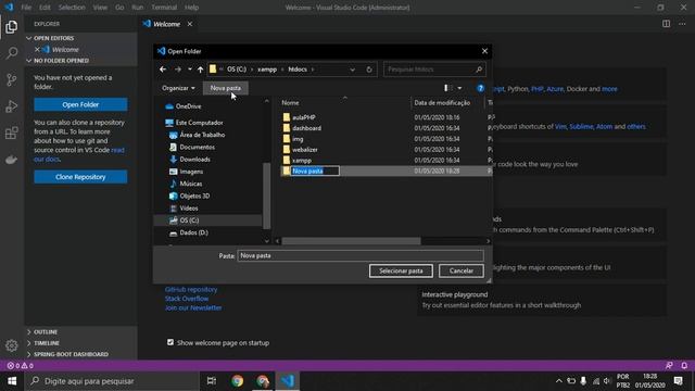 Curso de Programação Web com PHP - Instalando Visual Studio Code (VS Code). смотреть онлайн