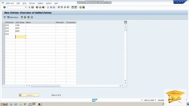 SAP | FI | COA | ACCOUNT GROUP | ASSIGN COA TO CO.CODE | OB13 | OBD4 | OB62 смотреть онлайн