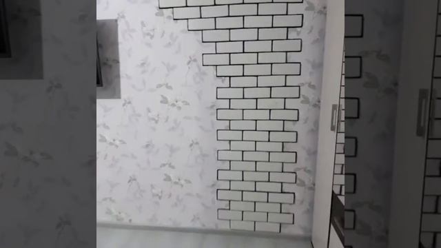 Декор стены своими руками из самодельных гипсовых кирпичиков. #декордома #декоркомнаты #Шадринск смотреть онлайн